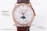 VF Factory Jaeger LeCoultre Master Moonphase White Dial Rose Gold Case 39mm Swiss Cal.925 Automatic Watch